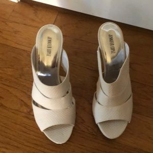 J-lo soft pink high heels